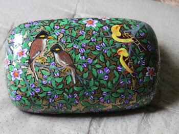 Golden Oriole Garden Papier Mâché Box