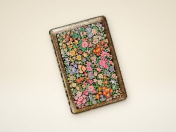Kashmiri Paper Mache Watch Box – Wedding Keepsake Jewelry Gift