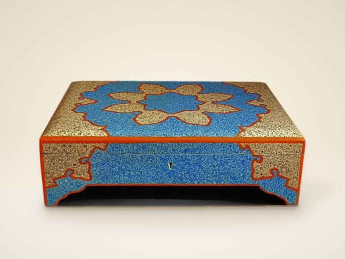 Kashmiri Paper Mache Designer Jewelry Box – Handcrafted Luxury
