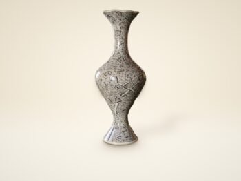 Handmade Flower Vases - 66 cm - Kashmiri Paper Mache Decor | Mughal Arts