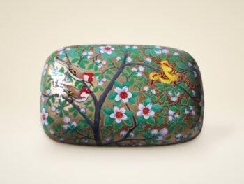 Oriole Harmony Paper Mache Box – Handmade Kashmiri Gift