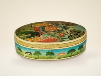 Kashmiri Paper Mache Jewellery Organiser Box – Handcrafted Art